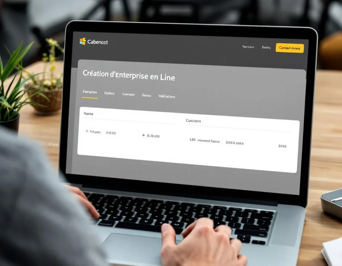 Création d'entreprise en ligne et processus de validation par les autorités fiscales