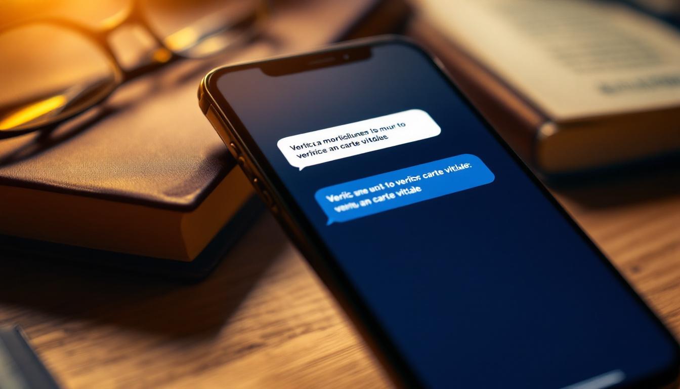 Vérifiez l'authenticité d'un sms sur votre carte vitale